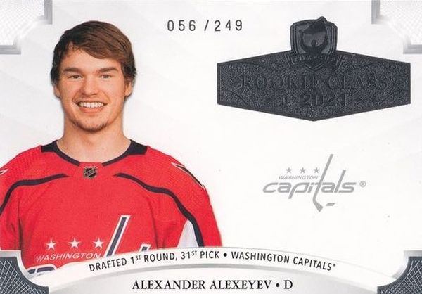 insert RC karta ALEXANDER ALEXEYEV 20-21 UD The CUP Rookie Class 2021 /249